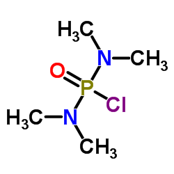 phosphorodiamidic chloride, tetramethyl- structure