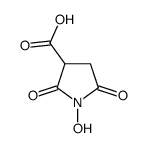 3-Pyrrolidinecarboxylicacid,1-hydroxy-2,5-dioxo-(9CI) Structure