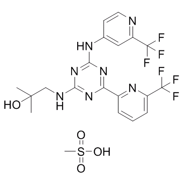 Enasidenib甲磺酸盐结构式