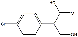 2-(4-chlorophenyl)-3-hydroxypropanoic acid结构式