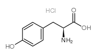 L-酪氨酸盐酸盐结构式