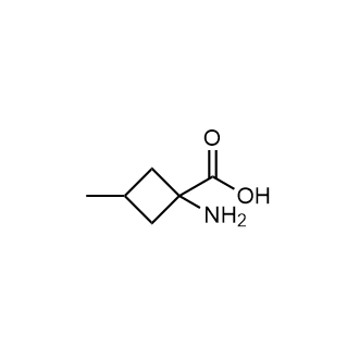 1-氨基-3-甲基环丁-1-羧酸结构式