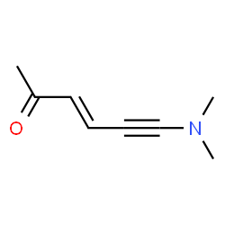 3-Hexen-5-yn-2-one, 6-(dimethylamino)-, (3E)- (9CI)结构式