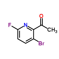 1-(3-Bromo-6-fluoropyridin-2-yl)ethanone Structure