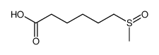 6-methylsulfinylhexanoic acid结构式