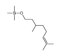 3,7-Dimethyl-6-octenyl(trimethylsilyl) ether结构式