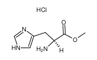 L-Histidine, Methyl ester, Monohydrochloride结构式