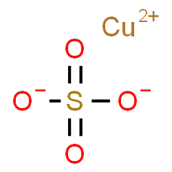 copper(2+) sulphate structure