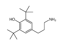 4-(3-氨基丙基)-2,6-二-叔丁基苯酚结构式