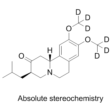 (+)-Tetrabenazine D6 Structure