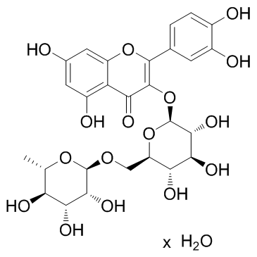 芸香苷水合物结构式