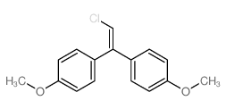 1-[2-chloro-1-(4-methoxyphenyl)ethenyl]-4-methoxy-benzene结构式