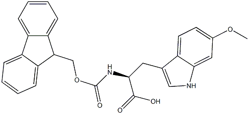 N-Fmoc-6-Methoxy-L-tryptophan structure