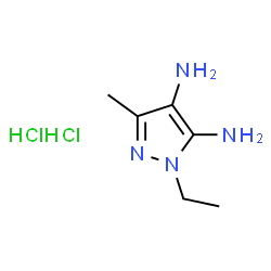 1H-Pyrazole-4,5-diamine,1-ethyl-3-methyl-,dihydrochloride(9CI) picture