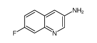 7-氟喹啉-3-胺结构式
