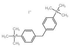 Benzenaminium,4,4'-methylenebis[N,N,N-trimethyl-, diiodide (9CI) Structure