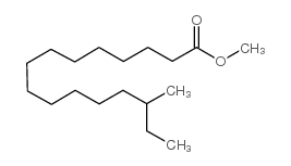 14-甲基十六烷酸甲酯结构式