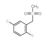 2,5-二氟苄基甲砜结构式