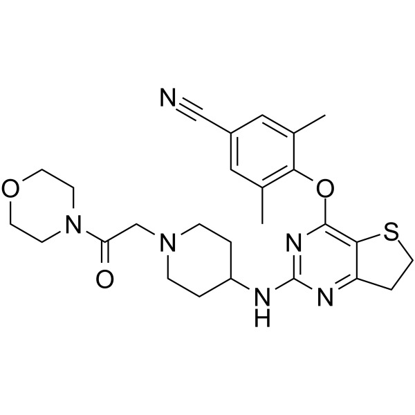 HIV-1 inhibitor-28 Structure
