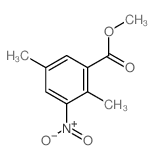 methyl 2,5-dimethyl-3-nitro-benzoate结构式