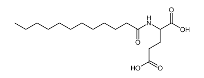 N-dodecanoylglutamic acid结构式