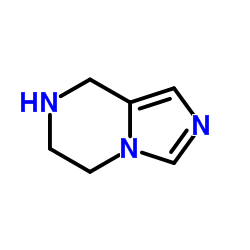 5,6,7,8-四氢咪唑并1,5-吡嗪结构式