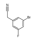 2-(3-溴-5-氟苯基)乙腈结构式