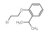 1-(2-溴-乙氧基)-2-异丙基-苯结构式