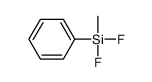 difluoro-methyl-phenylsilane结构式