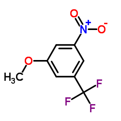 3-甲氧基-5-硝基三氟甲苯结构式