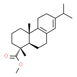 (1R)-1,2,3,4,4a,5,6,9,10,10aα-Decahydro-1,4aβ-dimethyl-7-(1-methylethyl)-1α-phenanthrenecarboxylic acid methyl ester Structure