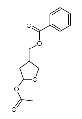 2-acetoxy-4-benzoyloxymethylterahydrofuran结构式