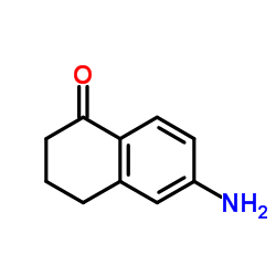 6-氨基-3,4-二氢-1(2H)-萘酮结构式