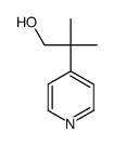 2-methyl-2-(4-pyridyl)-1-propanol Structure