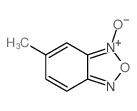 3-methyl-9-oxido-8-oxa-7-aza-9-azoniabicyclo[4.3.0]nona-2,4,6,9-tetraene结构式