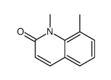 1,8-二甲基喹啉-2(1h)-酮结构式