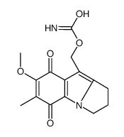 (6-methoxy-7-methyl-5,8-dioxo-2,3-dihydro-1H-pyrrolo[1,2-a]indol-4-yl)methyl carbamate结构式