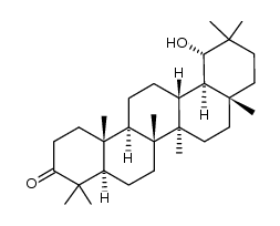 19α-hydroxy-18α-oleanan-3-one结构式