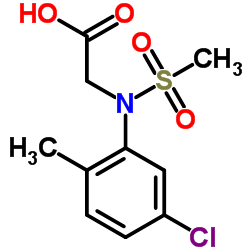 [(5-CHLORO-2-METHYL-PHENYL)-METHANESULFONYL-AMINO]-ACETIC ACID结构式
