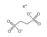 1,2-Ethanedisulfonic acid, dipotassium salt结构式