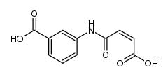 3-[[(2Z)-3-carboxy-1-oxo-2-propen-1-yl]amino]benzoic acid结构式