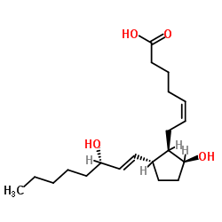 1-脱氧前列腺素F2α结构式