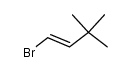 (E)-1-bromo-3,3-dimethylbut-1-ene结构式