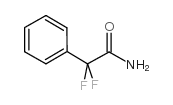 2,2-二氟-2-苯乙酰胺结构式