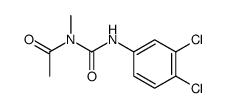 N-acetyl-N'-(3,4-dichloro-phenyl)-N-methyl-urea Structure