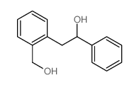 2-[2-(hydroxymethyl)phenyl]-1-phenyl-ethanol结构式