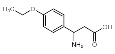 3-氨基-3-(4-乙氧基苯基)丙酸结构式