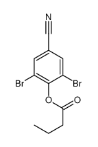 2,6-dibromo-4-cyanophenyl butyrate结构式