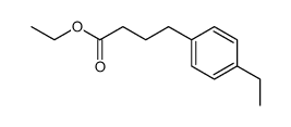 4-(4-ethyl-phenyl)-butyric acid ethyl ester Structure
