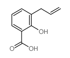 Benzoic acid,2-hydroxy-3-(2-propen-1-yl)-结构式